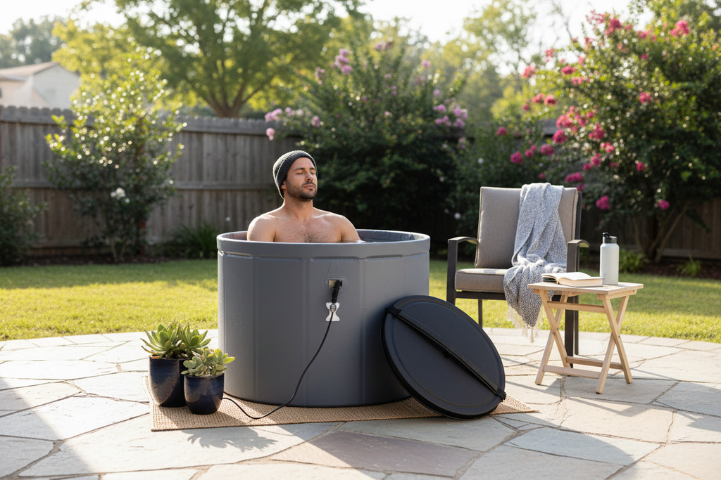 Budget Gray Portable Cold Plunge