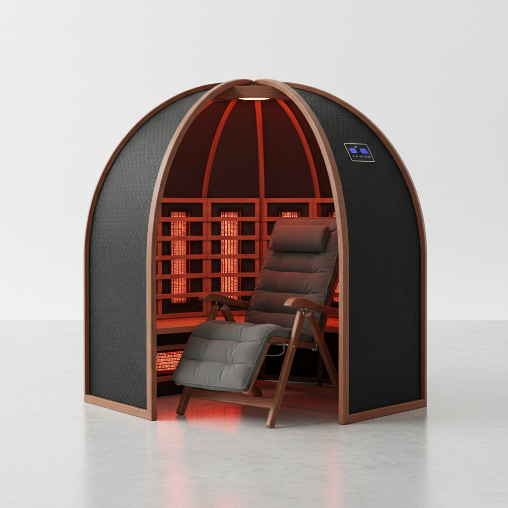 Portable infrared sauna