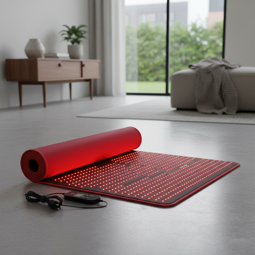 Rolled therapy mat