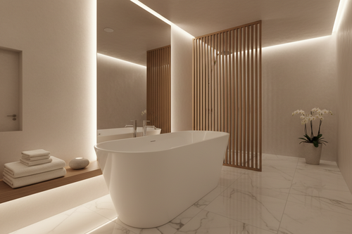 White Indoor Cold Plunge